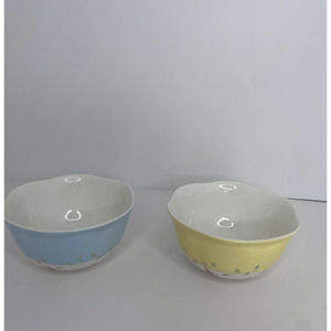 Lenox Butterfly Meadow Yellow and Blue 4 3/4 x2 3/8